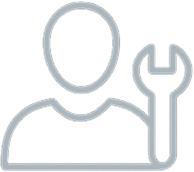 Maintenance employee icon